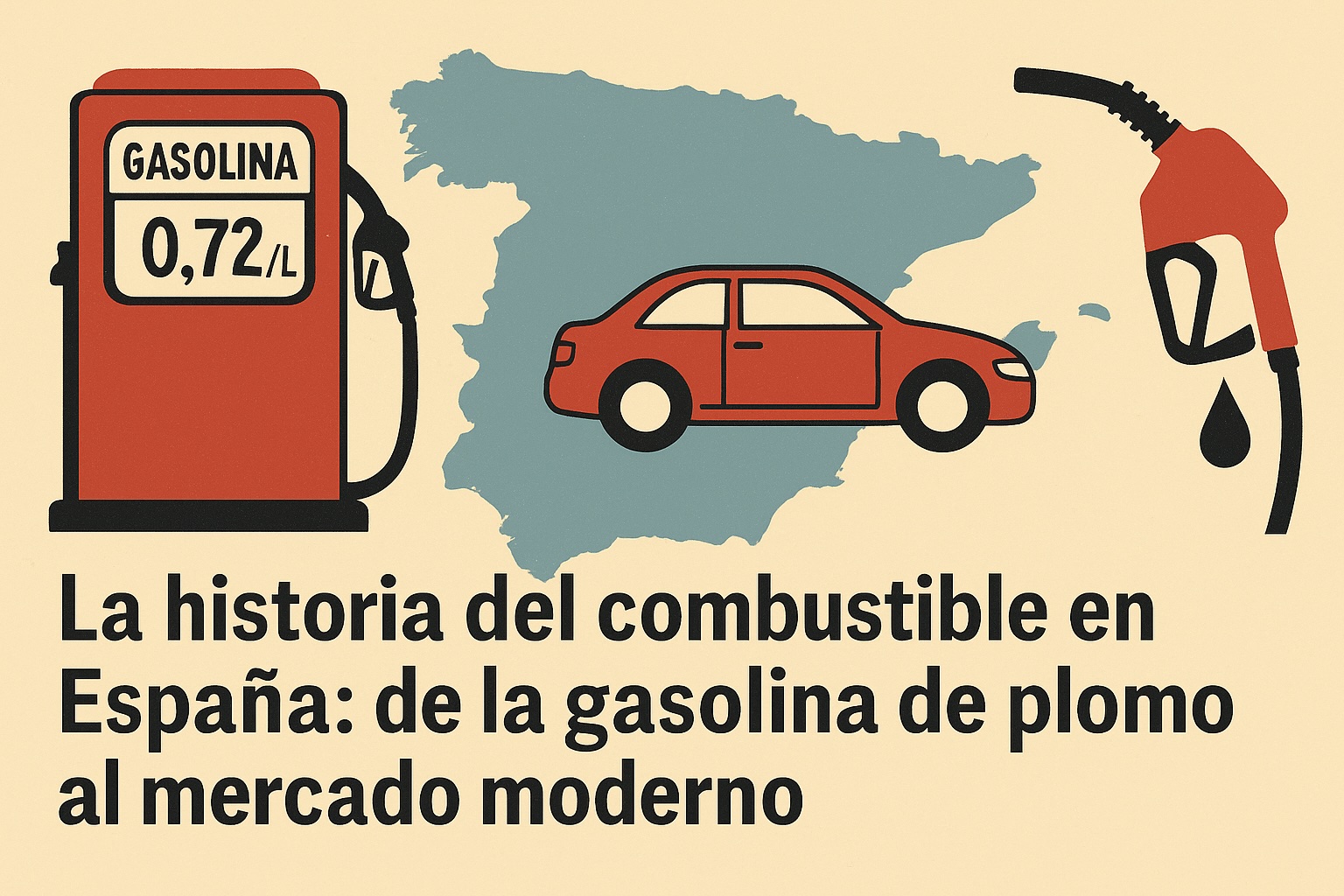 La historia del combustible en España: de la gasolina de plomo al mercado moderno